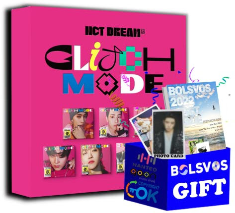 NCT Dream - Glitch Mode [Digipack ver.] (2nd Album) Album+BolsVos K-POP eBook (21p), Photocards
