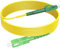 RamboCables Lot de 5 câbles à fibre optique SC/APC vers SC/APC,OS2 Simplex Singlemode 9/125µm LSZH, FTTH Fibre optique Jaune