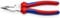 KNIPEX Spitz-Kombizange mit Comfort-Griffen verchromt 185 mm, 08 25 185