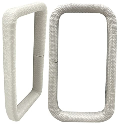 Housoutil 6 Stk Düsenhülse Entleeren Fallrohrabdeckung Regenrinnen-fallrohr-verlängerung Dachrinnenschutz Schneefang Für Metalldächer Regenrinne Fallrohr Erwachsener Weiß Gummi Rand Kind