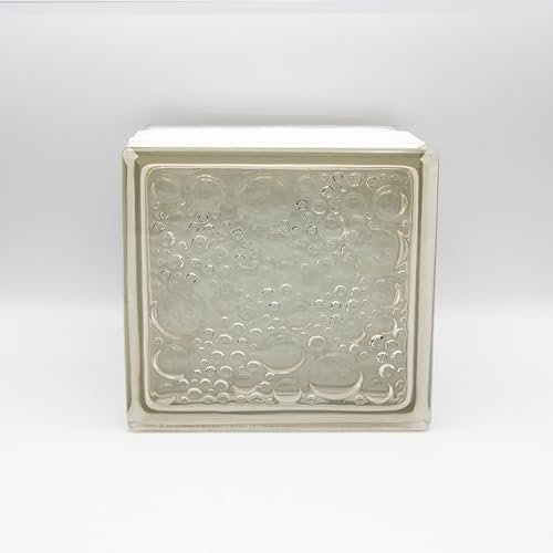 Fuchs Design THERMO BLOCK, 3x vetrocemento Savona, 19x19x12cm, finitura interna satinata, isolamento termico: Ug 1,2