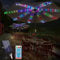 EONANT Solar Regenschirm Licht mit 8 Beleuchtungsmodi und Fernbedienung Akku LED Regenschirm Terrasse Licht Außenbeleuchtung Strandzelt Garten Camping Party Dekoration (Mehrfarbig)