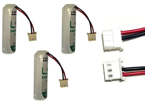 KIT 3PZ, My Brand, Italcell - Saft batteria litio 3, 6 V compatibile antifurto allarme Tecnoallarm