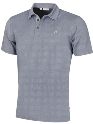 Calvin Klein Mens Prep Campus Golf Polo Shirt - Navy - M