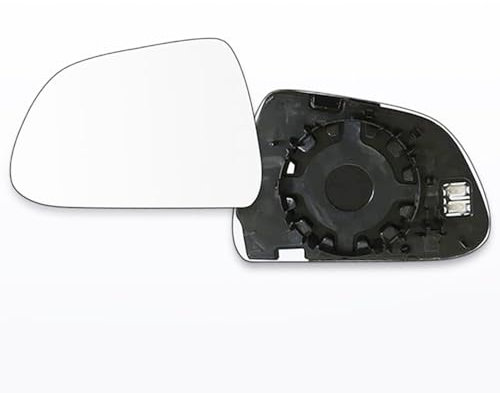 Cristal de Espejo para Tesla Model 3 2017-2023 Retrovisor Lateral de Puerta Izquierdo Derecho TéRmico con Placa Trasera,Right