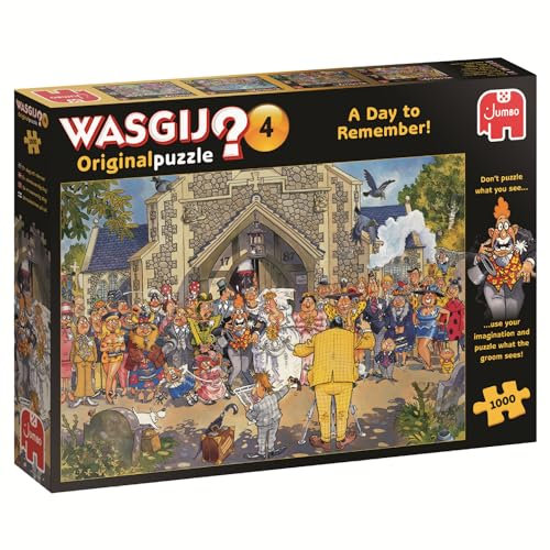Jumbo Spiele 1119800085 Wasgij Original 4 EIN Tag zum erinnern! 1000 Teile Puzzle