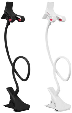 2 Support De Téléphone À Col De Cygne, Support De Téléphone Portable À Bras Paresseux Flexible, Pince De Téléphone Portable Paresseuse Réglable, Pince Aérienne Polyvalente pour Téléphone Portable