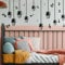 SUPERDANT Music Wall Sticker - Black Microphone & Music Notes - Vinyl - Rectangular - Die-cut - Single Use - Both Indoor & Outdoor - Decor for Walls, Windows, Mirrors, Tables, Cars
