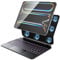 HOU Magic Keyboard iPad Pro 11 M4 2024, Nur für iPad Pro 11 Zoll 2024 (M4) Hülle mit Tastatur, multifunktionales Touchpad, 7 Farben 3 Stufen hinterleuchtet, QWERTZ deutsches Layout–Schwarz