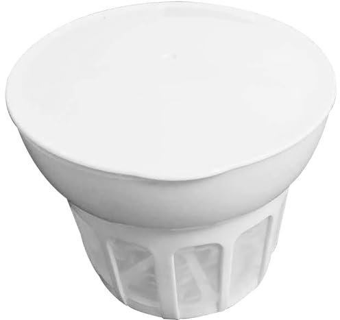 BEAHING Filador de Yogurt con Tapa de Malla Fina Filtro de Yogurt Cesta de yogurter Cesta Griega Yogurt quitador Separador de suero para filtrar Miel de Jugo, Filtro de Yogurt de Leche