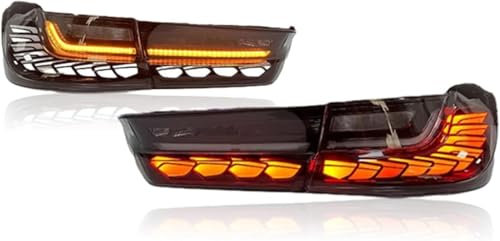 Auto Rückleuchten für BMW 3 Series G20 G28 2020-2024, Auto Heckleuchte Rücklicht Rückleuchte Baugruppe Links Rechts Rücklichter Gehäuse Ersatz Zubehör