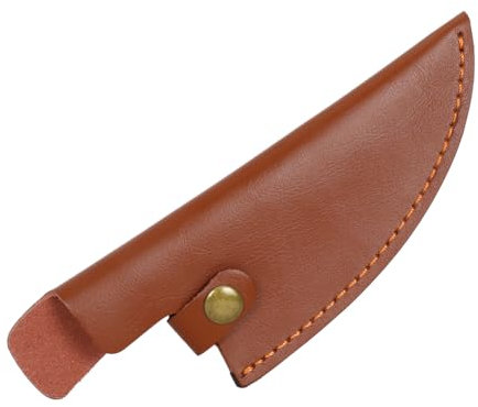 PU Leather Knife Edge Sheath: Suitable for 6 Inch Boning Knife Cleaver Blade Protector - Portable Knife Sheath Cassette