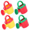 Vaguelly 4piezas Mini Regaderas para Juguetes De Agua De Verano De Regaderas para Bebés y Diversión La del Baño