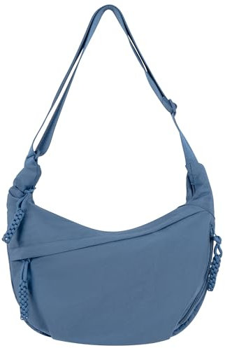 Ausing Borse a Tracolla per Donna Borsa a Mezzaluna Borsa Crossbody Leggero Trasportare Blu