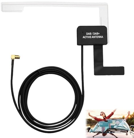DAB Aerial With 3meter Cable and Glass Mount,DAB+ Radio Aerial Antenna,Car Aerial For Pioneer Clarion JVC