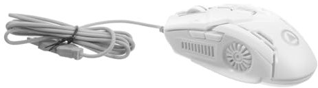Homoyoyo Souris Silencieuse Souris pour Le Jeu Souris Filaire USB Souris De Jeu Souris sans Fil pour Silencieux Paming Mouse Terde Rétro-éclairé Plastique Blanche