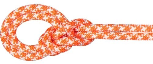 Mammut Crag Classic - Cuerda de 9,5 mm, naranja vibrante/blanco, 80 m