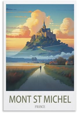 1000-teiliges Puzzle „Mont-Saint-Michel, Frankreich“ – EIN klassisches Puzzle für Kinder und Jugendliche. Anspruchsvolles Puzzle für Erwachsene und Jugendliche. 52 x 38 cm