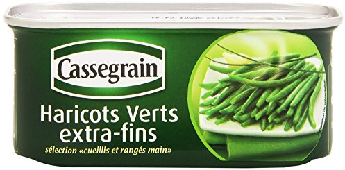 Cassegrain Haricots Verts Extra Fins 110 g net - Lot de 6