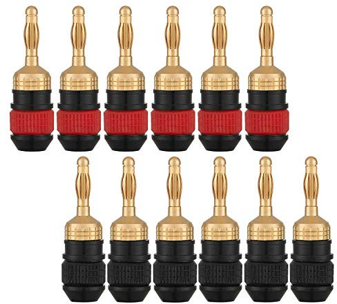 wgge wg-008 24 K Gold Sicherheit Stecker Banana