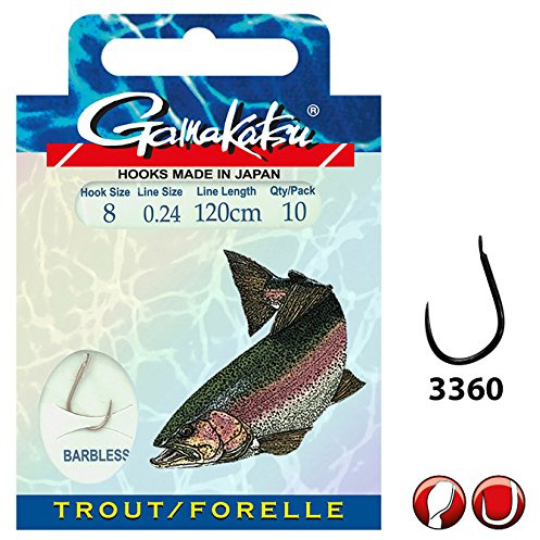 Gamakatsu Trout Barbless 120 cm #8