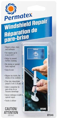 Adhesivo de reparación de parabrisas de 5 ml. Permatex transparente