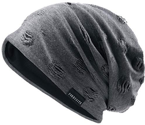 Herren Cool Slouch Mütze Dünne Sommer Schädel Hip-Hop Hüte (BD-Grau)