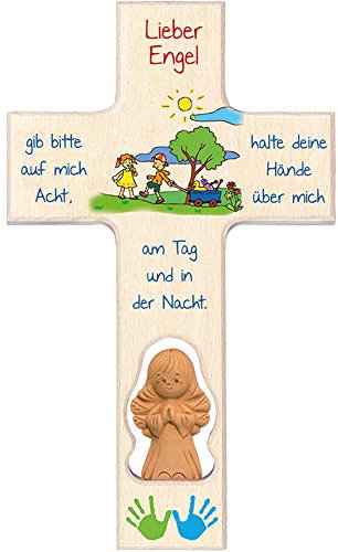 Fritz Cox® - Kinderkreuz mit Tonengel 'Lieber Engel'
