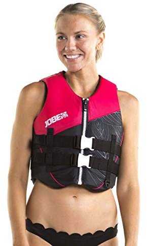Jobe Nylon, Gilet salvagente Donna, Colore: Rosa, XL
