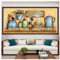 Diamant Malerei 5D DIY Diamond Painting Große Größe Vollbohrer Set Country Icon Flasche und Glas Kristall Harz Stickerei Kreuzstich 5D Kunst für Schlafzimmer Wand Arts Decor,Vierkant Bohrer,50x150cm
