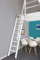 Escalier de meunier: 55cm de large - Couleur : Blanc (RAL 9003)
