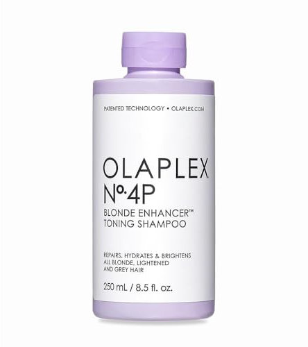 Olaplex No. 4P Blonde Enhancer Purple Toning Shampoo, Repairs, Hydrates, & Brightens All Blonde, Lightened, & Grey Hair, 250ml