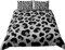 Mateju Bettwäsche 2/3 teilig Microfaser, Weiche Bettbezüge Set Bettwäsche Set 3D Leoparden Druck Bettwäsche-Set mit Reißverschluss 1 Bettbezug und 50x75cm Kissenbezug (Grauer Leopard,135x210cm)