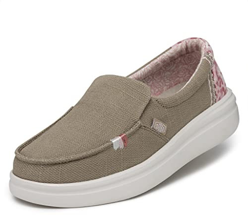 Hey Dude Damen Misty Rise Loafer Shoes, Desert Rose, 42 EU