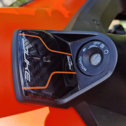 Resin Bike Motorrad-Aufkleber kompatibel mit KTM Duke 890 2022-2023, Schutz für Motorradschlüssel vor Stößen und Kratzern, 3D-Aufkleber Duke 890 GP - Duke 890 R