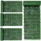FUOBECIE Artificial Hedge Roll, 3m x 1m Trellis with Artificial Leaves Garden Fence Screening (Maple Leaves, 4-Pack)