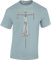 Fahrrad T-Shirt Herren : I am The Engine - Rennrad Zubehör (Ice Blue L)