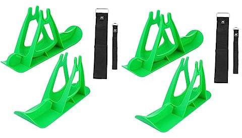 CLISPEED 2 Sätze Skibrett Rodelschlitten Für Kleinkinder Street-Tretroller Laufrad Ski Schneescooter Schlitten Schneeschlitten Für Kinder Auto Balancieren Plastik Trainingstafel Baby