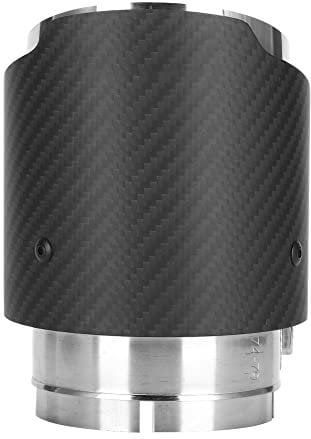 Heckkehle, Kohlefaser, 80 Mm Einlass, 101 Mm Auslass, Heckkehle, Gerade, Matte Auspuffrohrspitze, Ersatz für CX5 CX4 (SILVER)