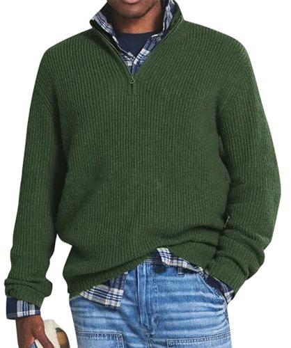 Rollkragenpullover Herren Concamo Regenjacke Wandern Herren Hoodie Rollkragenpullover Herren Decke Nadelstreifenanzug Ärmellose Jacke Herren Männer Hemden Lange Jacke Herren(#2 Army Green,XXL)