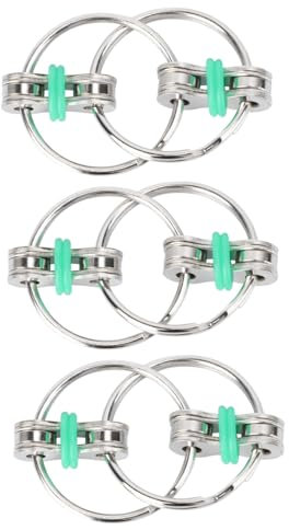 KOMBIUDA 3st Entspannungsspielzeug Hand Dekompressionsspielzeug Fahrradkette Rollenspielzeug Spielzeuge Die Kette Kreisel