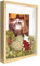 3D Bilderrahmen zum Befüllen, 20x25x3cm Objektrahmen Bilderrahmen Tief zum Befüllen Bilderrahmen Quadratisch Holzrahmen Ideal für Fotos Blumen Hochzeitsstrauß DIY Weihnachten Deko Wand(Holzfarbe)