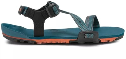 Xero Shoes Sandales pieds nus pour femme | Sandales de randonnée Z-Trail EV pour femme | Zero Drop, large boîte à orteils, minimalistes, Lagon profond, 42 EU