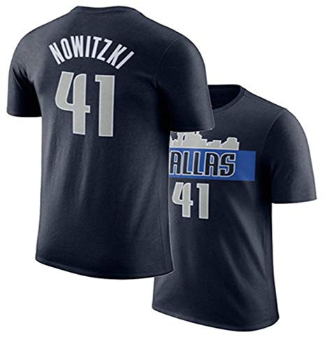 PiWine Halb Ärmel T-Shirt Männer Casual Basketball Kleidung No.41 Jersey Männer Sport NBA Kurzarm Casual Basketball Sweatshirt Kleidung,L