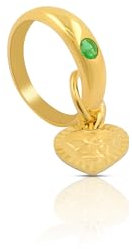 MUAU Schmuck Taufring Gold 750/18K- Premium Echtschmuck für Damen und Herren