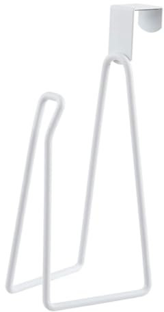 Toilet Roll Holder Over The Tank Toilet Tissue Roll Paper Holder Stand Dispenser Reserve for Bathroom Storage and Organization- WhiteToilet Roll Holder, toilet organiser, over toilet storage, hang