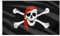AhfuLife Bandera Pirata 3x5 ft, Bandera de Pirata Grande con Bandana Rojo, Bandera con Calavera Impermeable de poliéster con 2 Ojales para Fiesta Pirata Decoración de Halloween (2pcs)