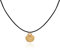 Untold Stories 18k Gold Plated Shell Pendant Necklace, Black Leather Cord, Shell Gold Necklace, Summer Gift for Women, Beach Boho Jewellery