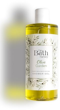The Bath Factory Duschgel – Olive Garden – Feuchtigkeitsspendende & Pflegende Körperreinigung – 400 ml