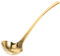 Amosfun CucharóN Dorado De Acero Inoxidable Con Mango Largo Para Servir Sopa Ideal Para Cocinas Y Restaurantes Utensilios De Cocina VersáTiles